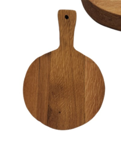 Barrel Stave Cheese Board with Handle
